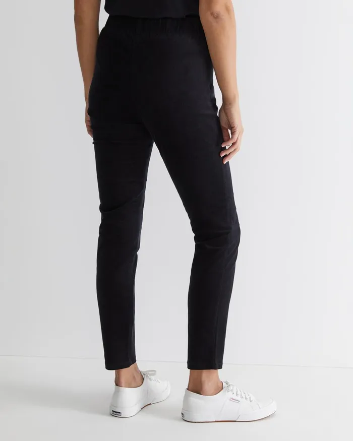 Women Sportscraft Pants Felicity Velvet Pull On Pant Black