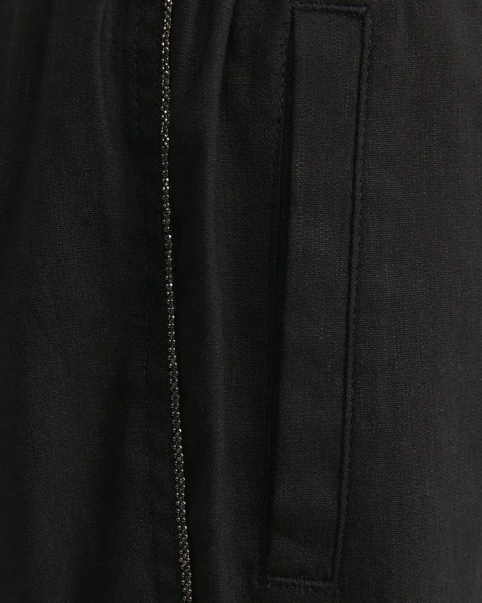 Women Sportscraft Pants Rosa Bead Trim Linen Pant Black