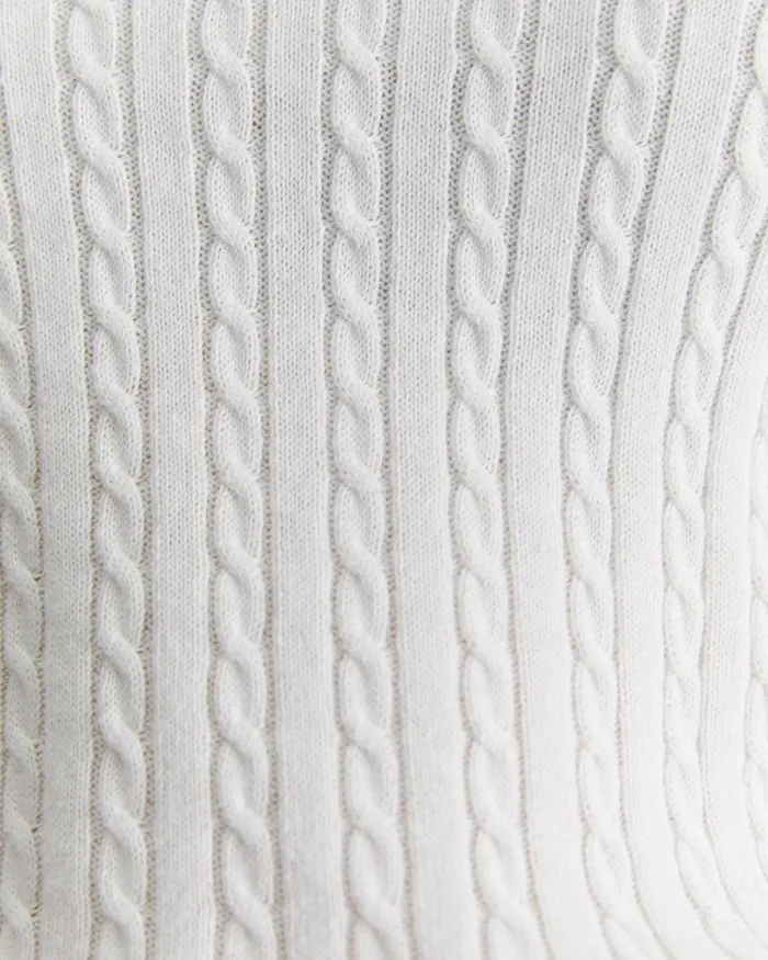 Women Sportscraft Tops and Tees Elka Cable Polo White