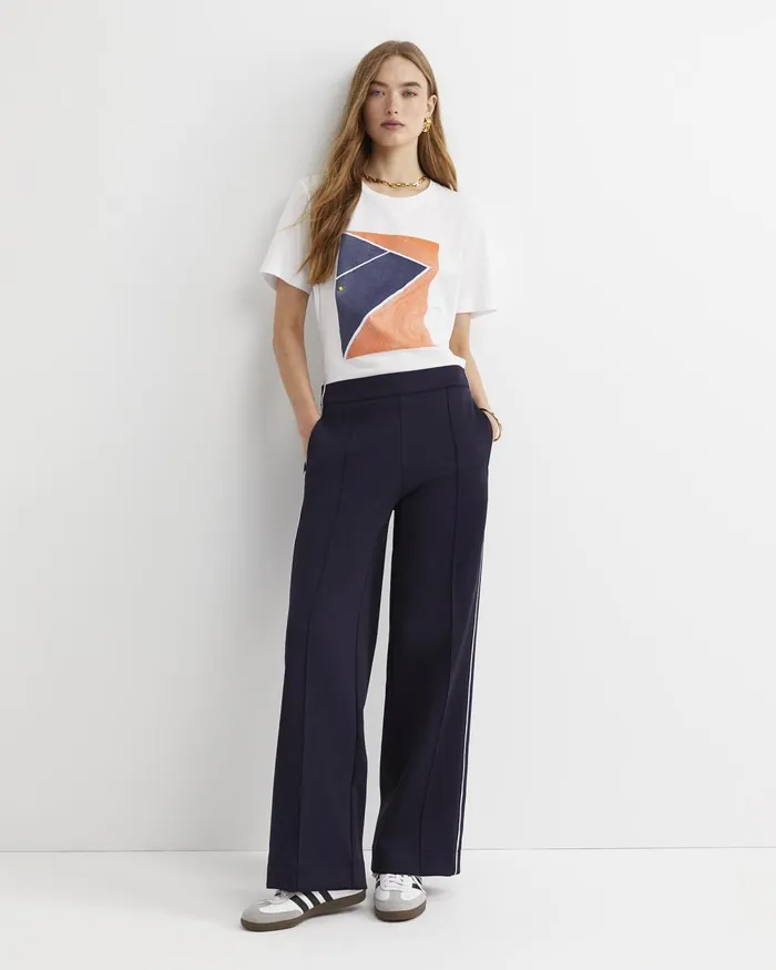 Women Sportscraft Tops and Tees Essential Short Sleeve Club Tee Whitemulti