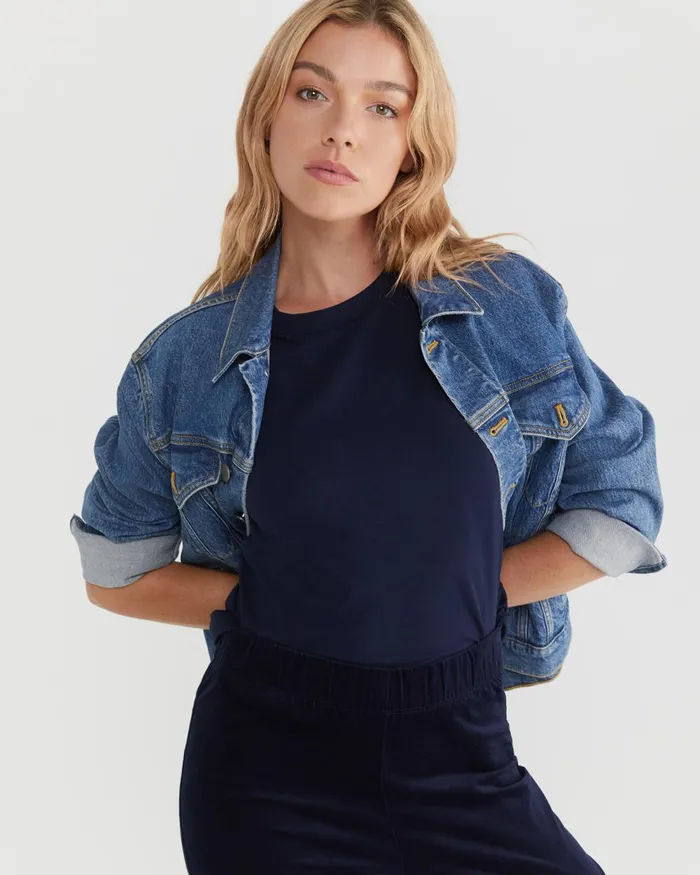 Women Sportscraft Tops and Tees The Perfect TShirt Navy