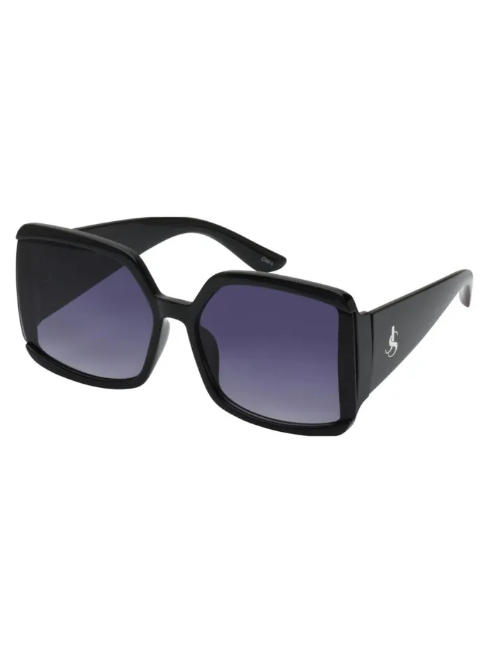 Women Sunglasses Jessica Simpson Stylish Square Sunglasses In Black