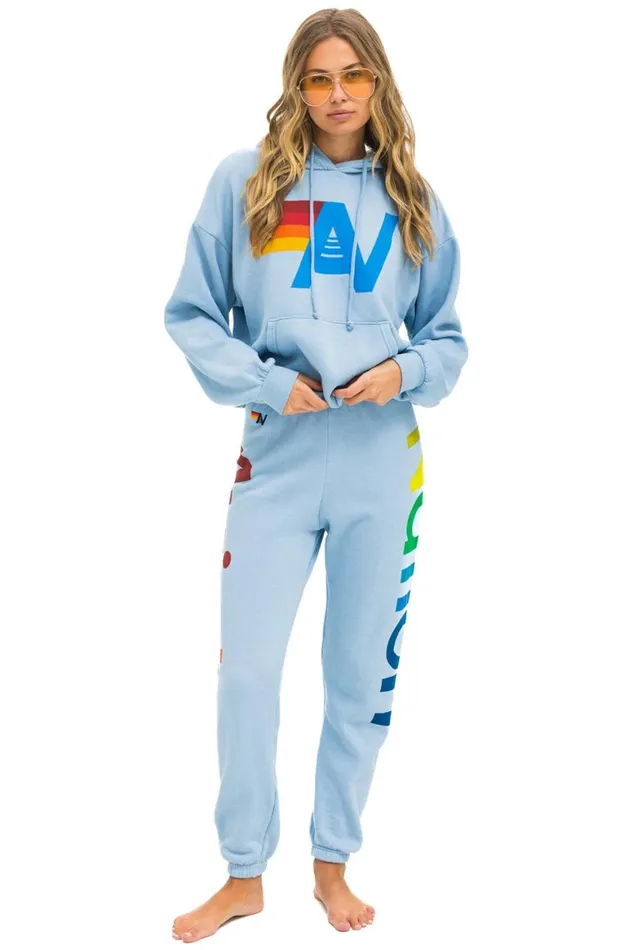 Women Sweatpants Aviator Nation 2 Sweatpants 8211 Ice