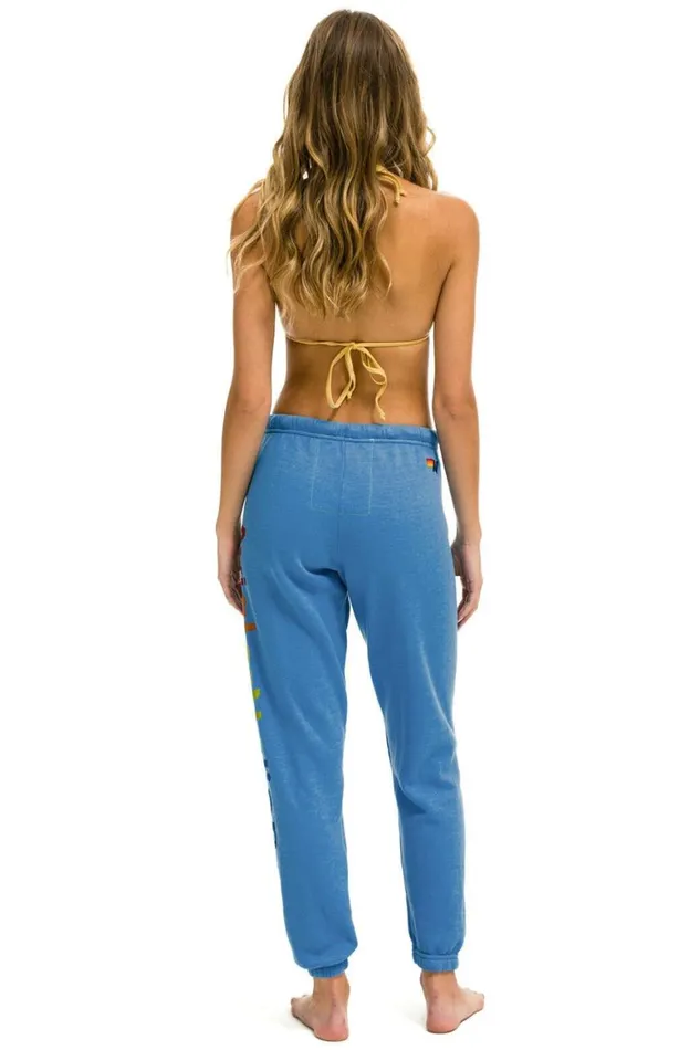 Women Sweatpants Aviator Nation Las Vegas Sweatpants 8211 Cobalt