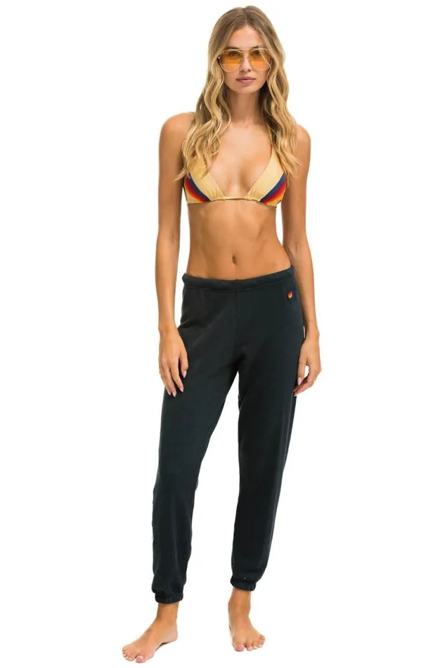 Women Sweatpants Aviator Nation Ride Logo White Sweatpants 8211 Charcoal Women Sweatpants Aviator Nation Ride Logo White Sweatpants 8211 Charcoal
