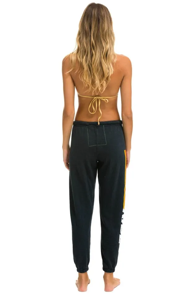 Women Sweatpants Aviator Nation Ride Logo White Sweatpants 8211 Charcoal Women Sweatpants Aviator Nation Ride Logo White Sweatpants 8211 Charcoal