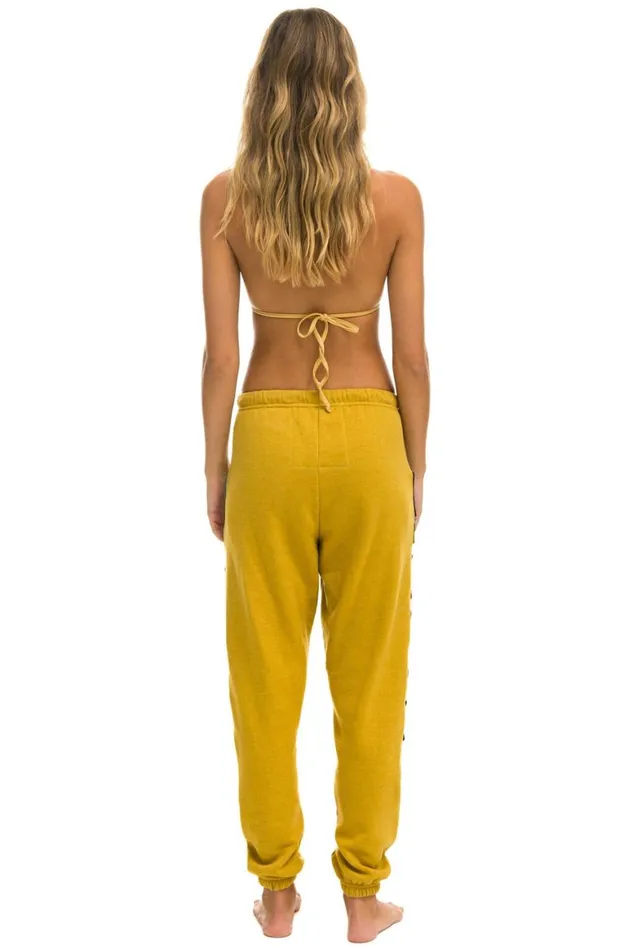Women Sweatpants Aviator Nation Vintage Patch Sweatpants 8211 Khaki