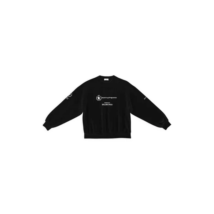 Women Sweatshirts and Hoodies Balenciaga Wfp Sweatshirt Regular Fit In Black