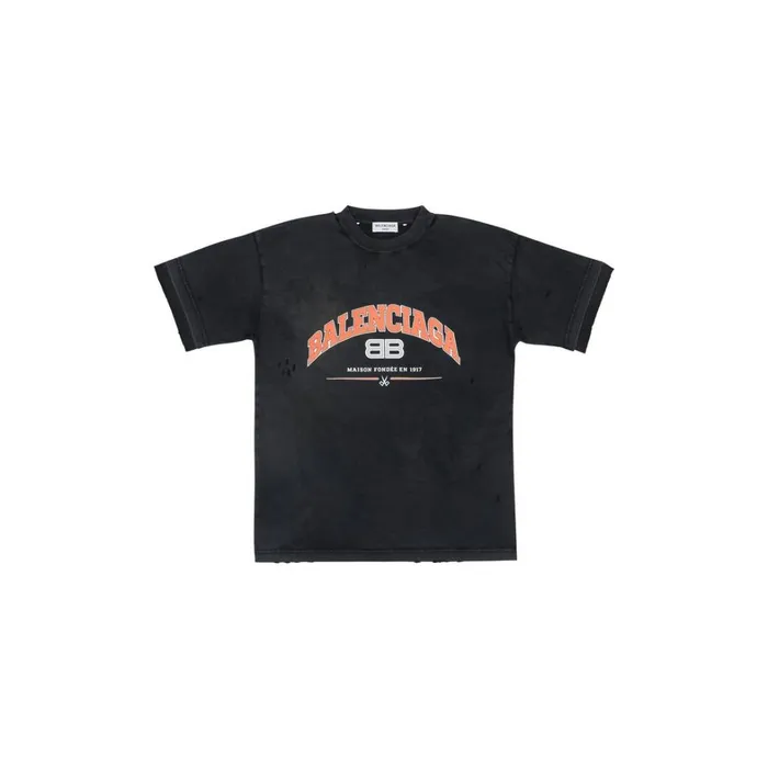 Women Tshirts Balenciaga Maison Balenciaga Tshirt Medium Fit In Black