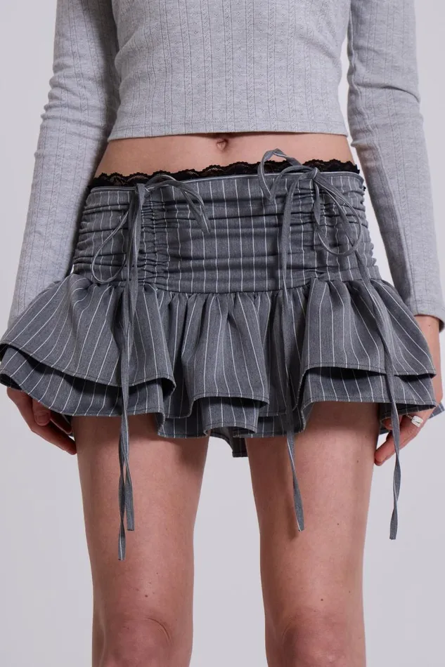 Women Thursday Pinstripe Mini Skirt Jaded London Mini Skirts