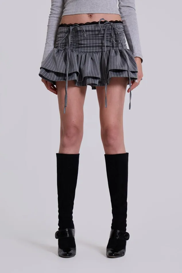 Women Thursday Pinstripe Mini Skirt Jaded London Mini Skirts