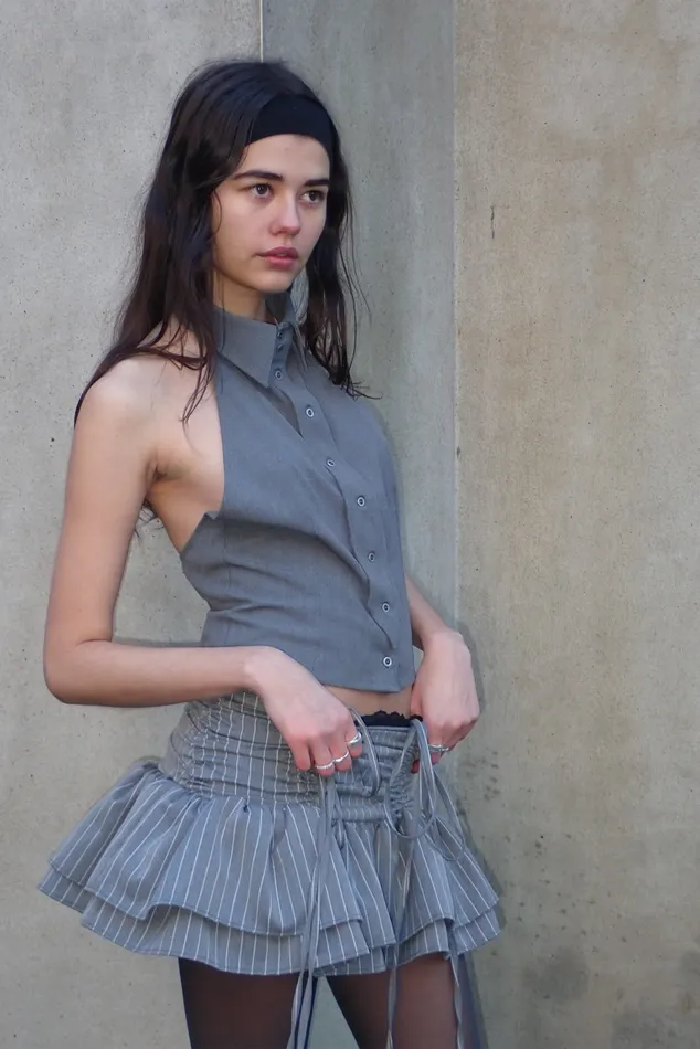 Women Thursday Pinstripe Mini Skirt Jaded London Mini Skirts