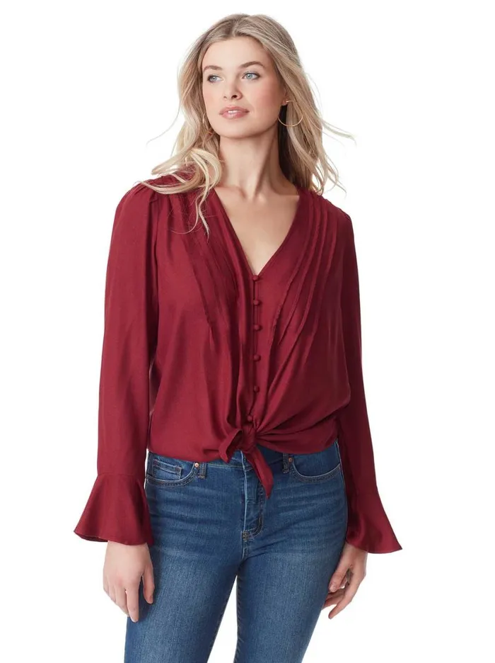 Women Tops and Tees Jessica Simpson Cecily Top In Syrah