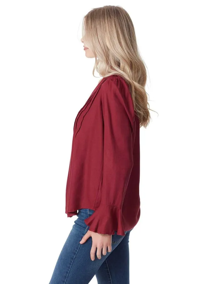 Women Tops and Tees Jessica Simpson Cecily Top In Syrah