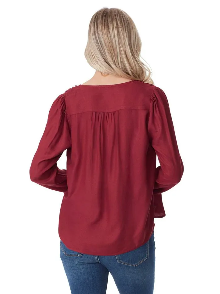 Women Tops and Tees Jessica Simpson Cecily Top In Syrah