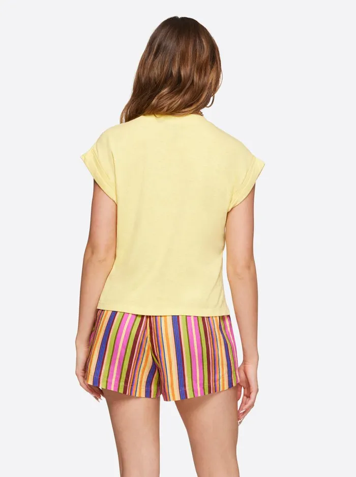 Women Tops and Tees Jessica Simpson Hester Crop Tee In Sundress