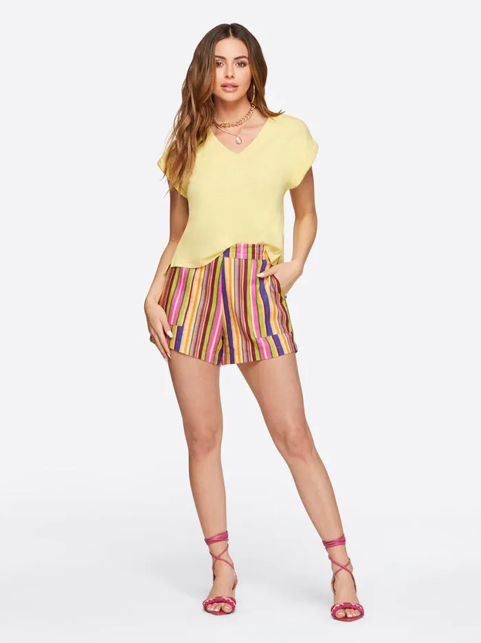 Women Tops and Tees Jessica Simpson Hester Crop Tee In Sundress