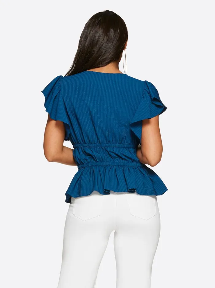 Women Tops and Tees Jessica Simpson Jeydon Top In Poseidon