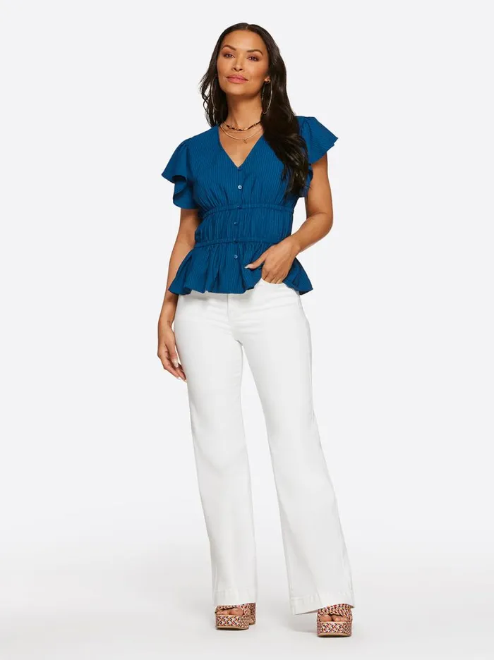 Women Tops and Tees Jessica Simpson Jeydon Top In Poseidon