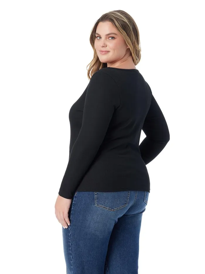 Women Tops and Tees Jessica Simpson Laurel Sweetheart Top In Anthracite