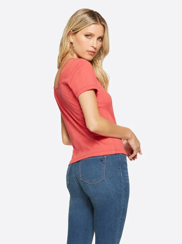 Women Tops and Tees Jessica Simpson Pippa Top In Baked Apple