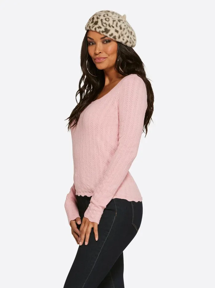 Women Tops and Tees Jessica Simpson Samara Top In Bridal Rose