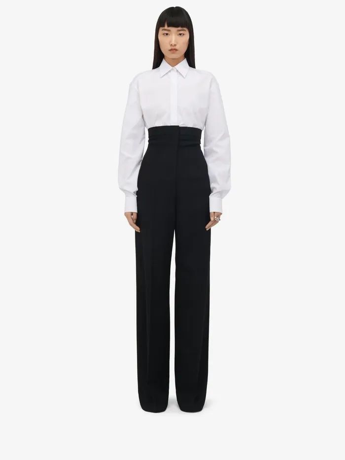 Women Tops And Shirts Alexander McQueen Classic Shirt Optical White