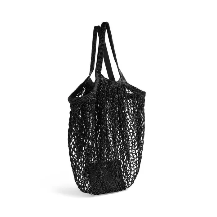 Women Tote Bags Balenciaga 247 Large Bag With Rhinestones In Black