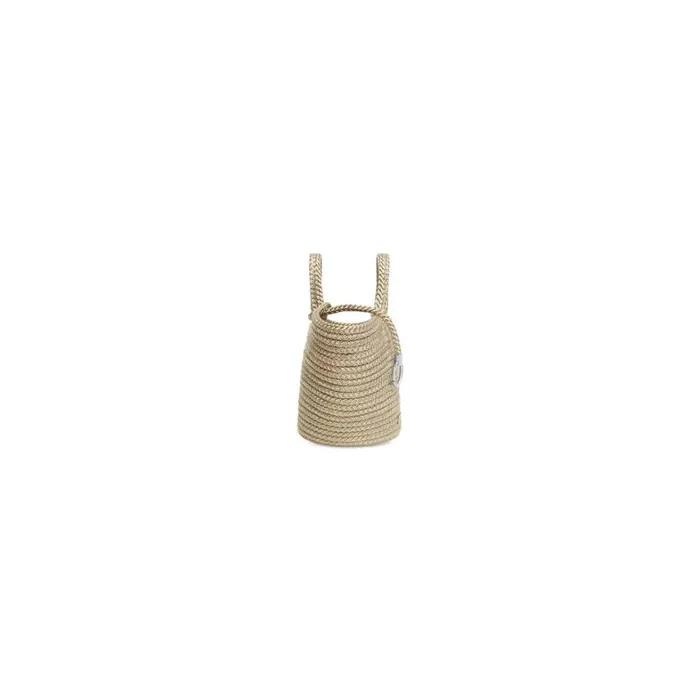 Women Tote Bags Balenciaga Ibiza Small Basket With Strap In Beige