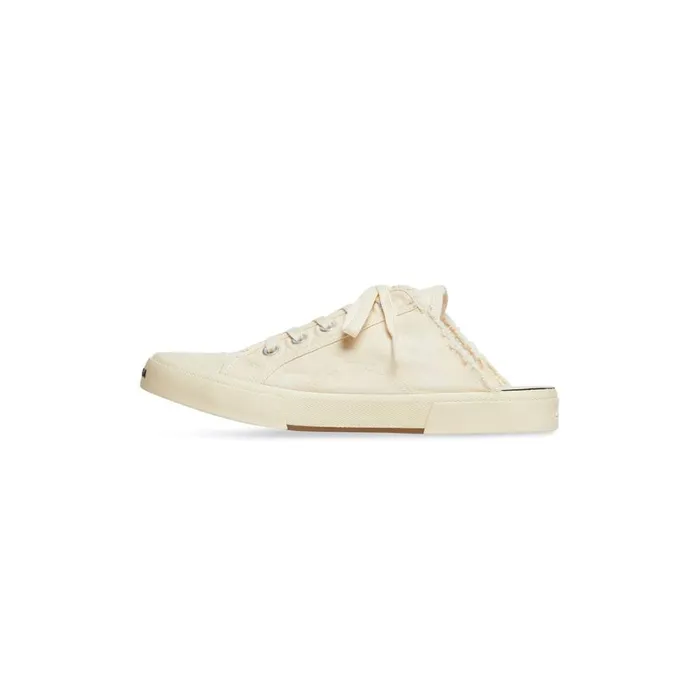 Women Trainers Balenciaga Paris Mule In White