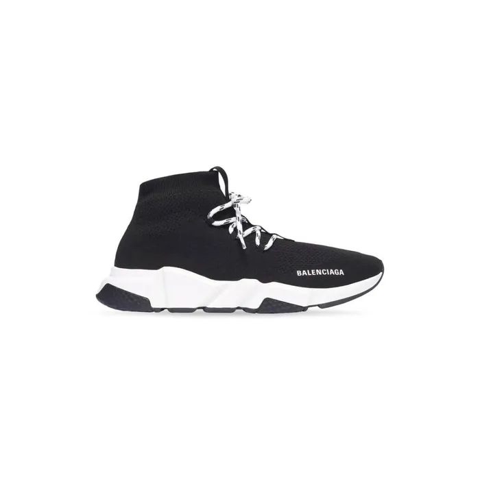 Women Trainers Balenciaga Speed Laceup Trainers In Blackwhite