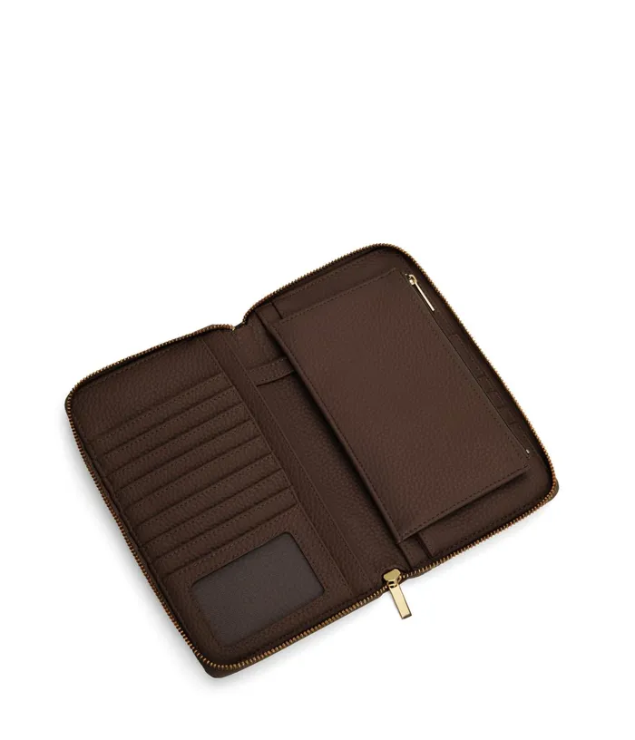 Women Trip Vegan Travel Wallet 8211 Purity Chocolate Matt and Nat Travel