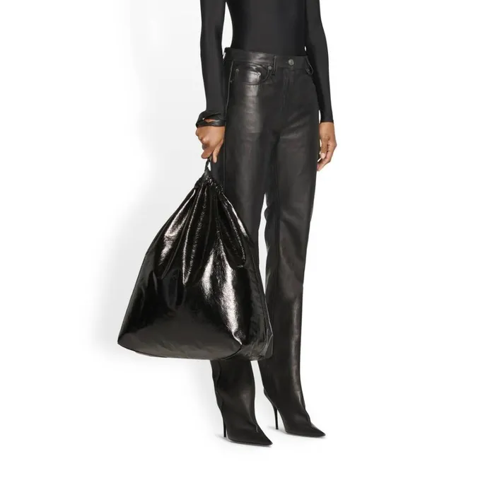 Women Trousers Balenciaga Waders Pantashoes In Black