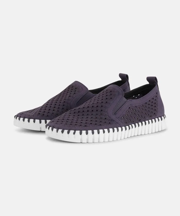 Women Tulip Flats Ilse Jacobsen Flats 8211 Navy