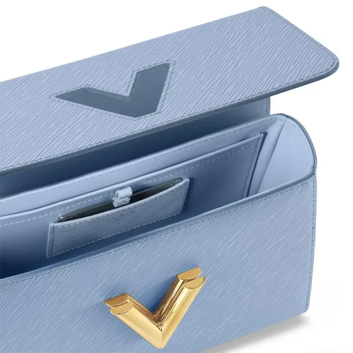 Women Twist Bag Louis Vuitton Louis Vuitton Blue Cloud M21721 Twist MM 8211 Louis Vuitton Handbag Store