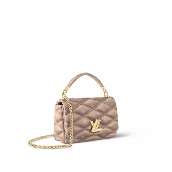 Women Twist Bag Louis Vuitton Louis Vuitton M23568 GO14 MM BEIGE ROSE 8211 Louis Vuitton Handbag Store