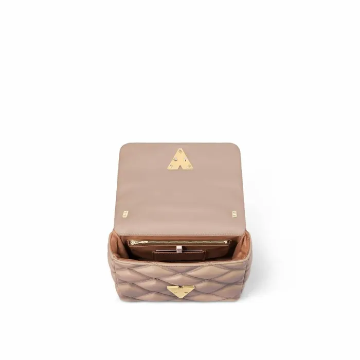 Women Twist Bag Louis Vuitton Louis Vuitton M23568 GO14 MM BEIGE ROSE 8211 Louis Vuitton Handbag Store