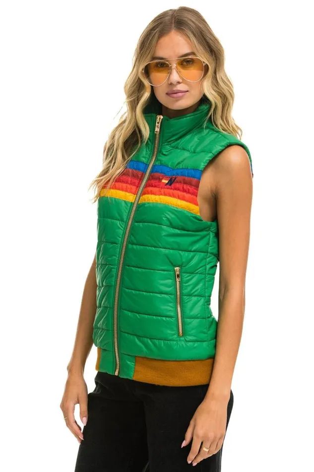 Women Vests Aviator Nation 5 Stripe Vest 8211 Amazon