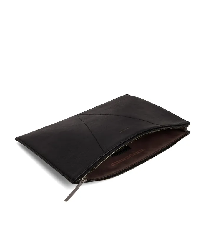 Women Via Vegan Pouch Bag 8211 Dwell Black Matt and Nat Travel