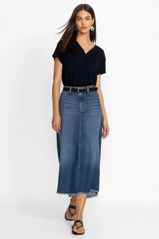 Women VIENNA MIDI SKIRT Jules Johnny Was Bottoms