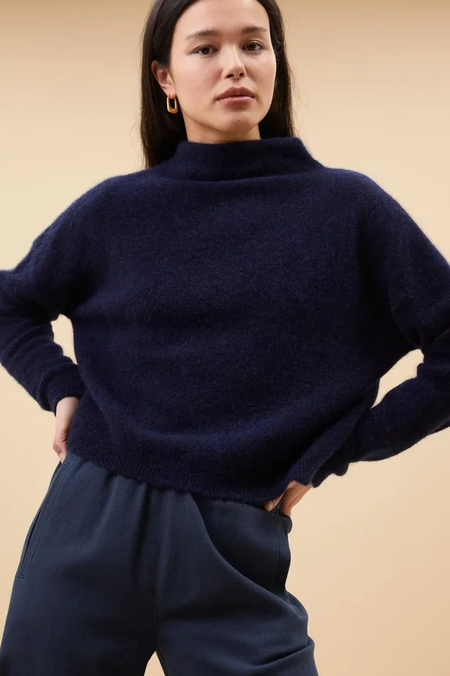 Women Vinn Pullover Midnight Bybar Pullovers