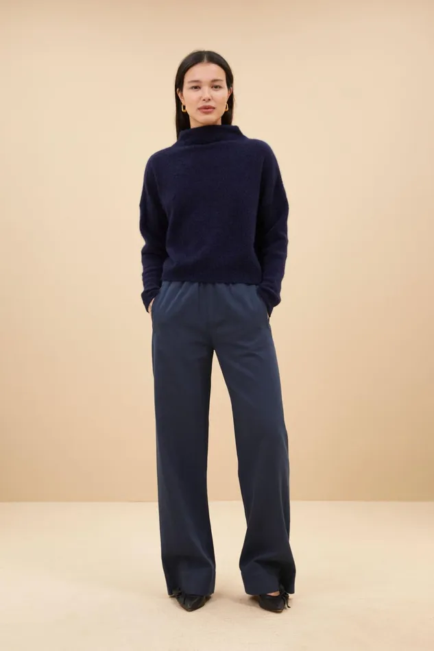 Women Vinn Pullover Midnight Bybar Pullovers