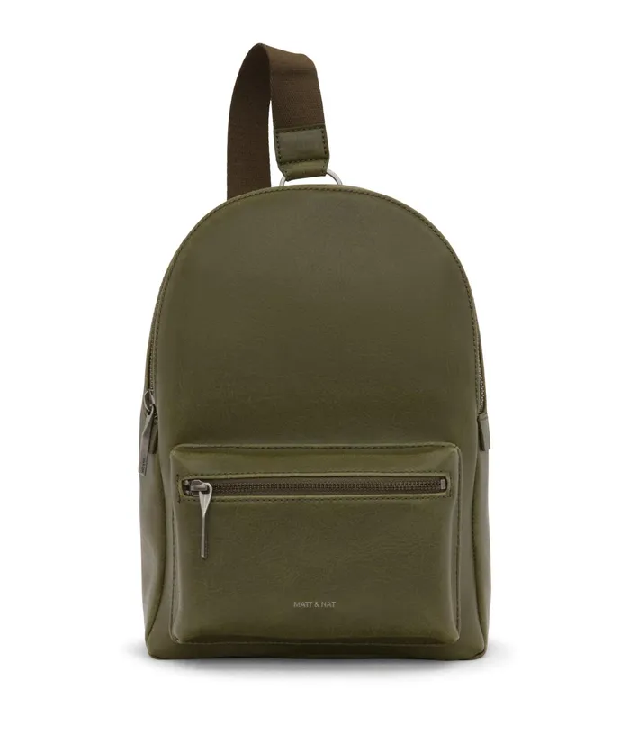 Women Voas Vegan Sling Bag 8211 Vintage Olive Matt and Nat Backpacks