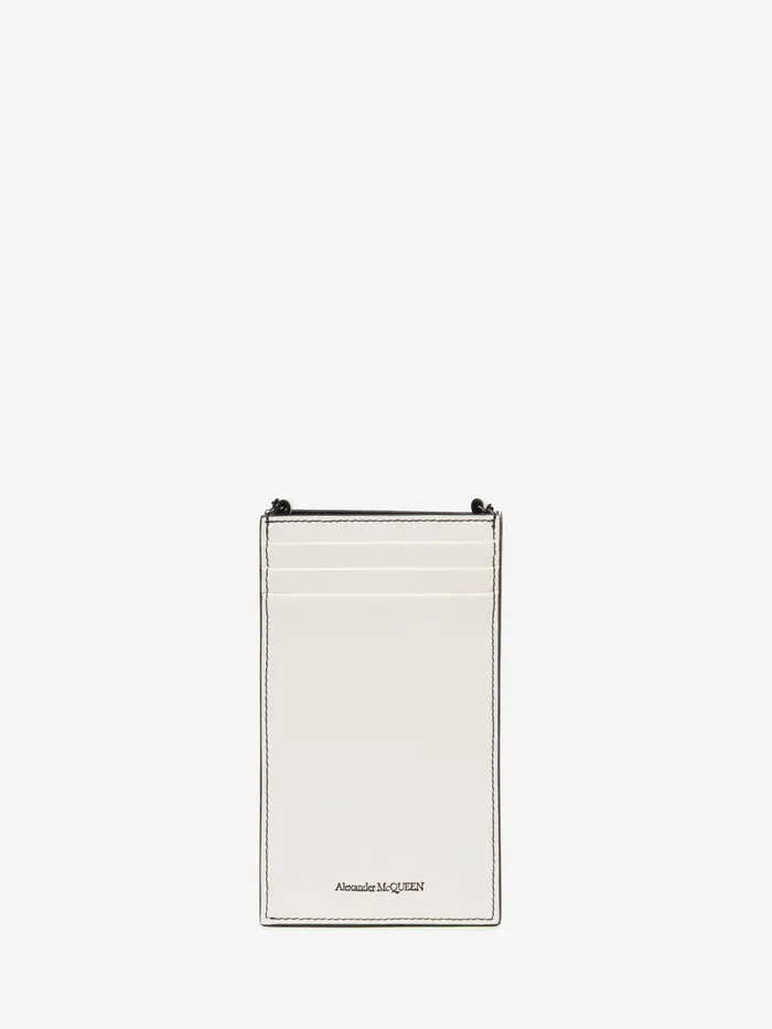 Women Wallets And Cardholders Alexander McQueen Skull Phone Case With Chain Soft Ivory