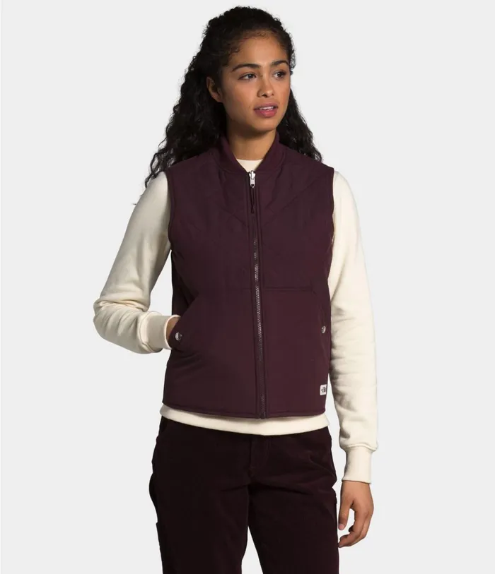 Womens Cuchillo Vest Root Brown The North Face Insulated and Down Jackets