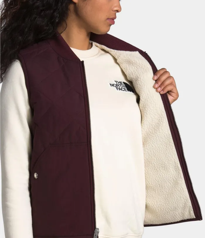 Womens Cuchillo Vest Root Brown The North Face Insulated and Down Jackets