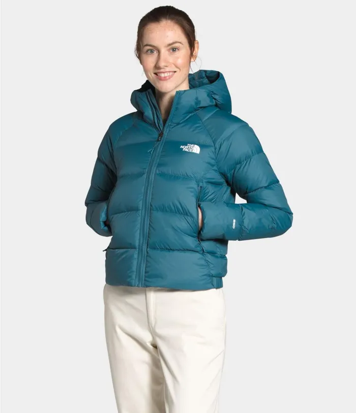 Womens Hyalite Down Hoodie Mallard Blue The North Face Insulated and Down Jackets Womens Hyalite Down Hoodie Mallard Blue The North Face Insulated and Down Jackets