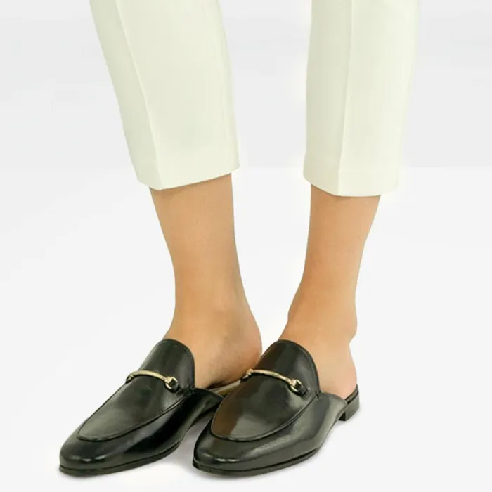 Womens Mules Melvin and Hamilton Scarlett 4 Black
