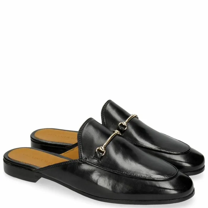 Womens Mules Melvin and Hamilton Scarlett 4 Black