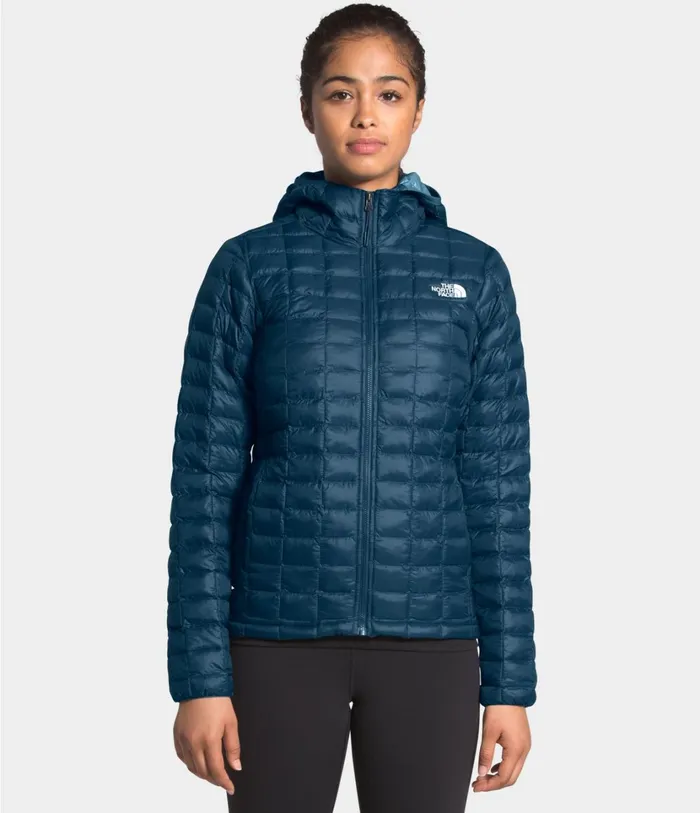 Womens ThermoBall Eco Hoodie Blue Wing Teal Mattemallard Blue Vapor Ikat Print The North Face Insulated and Down Jackets Womens ThermoBall Eco Hoodie Blue Wing Teal Mattemallard Blue Vapor Ikat Print The North Face Insulated and Down Jackets